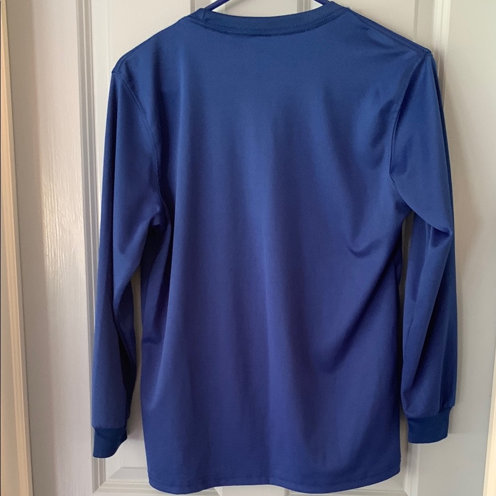 Buffalo David Bitton Blue Long Sleeve Tee - Picture 3 of 4